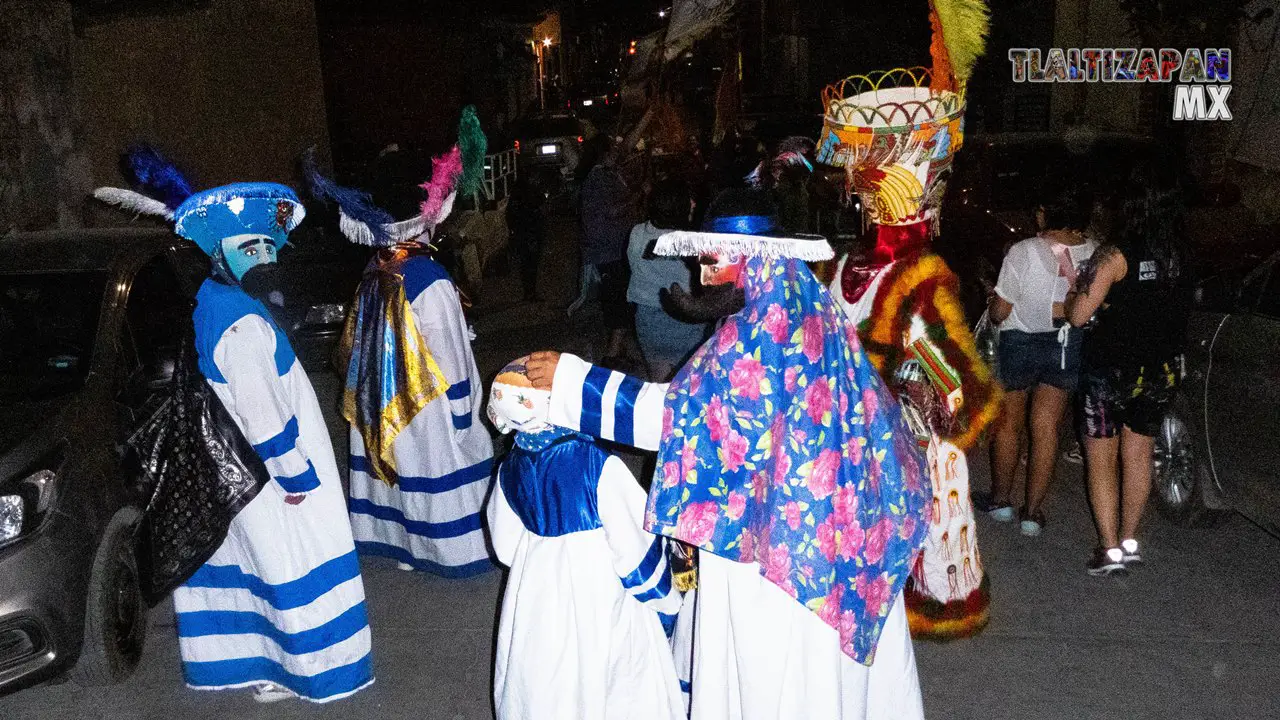 Calle Ignacio Zaragoza Sábado de carnaval en Tlaltizapán 2023.