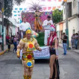 Desfile de las reinas y carros alegóricos del carnaval de Tlaltizapán 2024