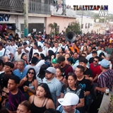 La gente feliz de ir en el carnaval de Tlaltizapán