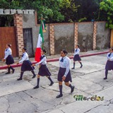 Escolta a la bandera de la preparatoria UAEM Tlaltizapán 6