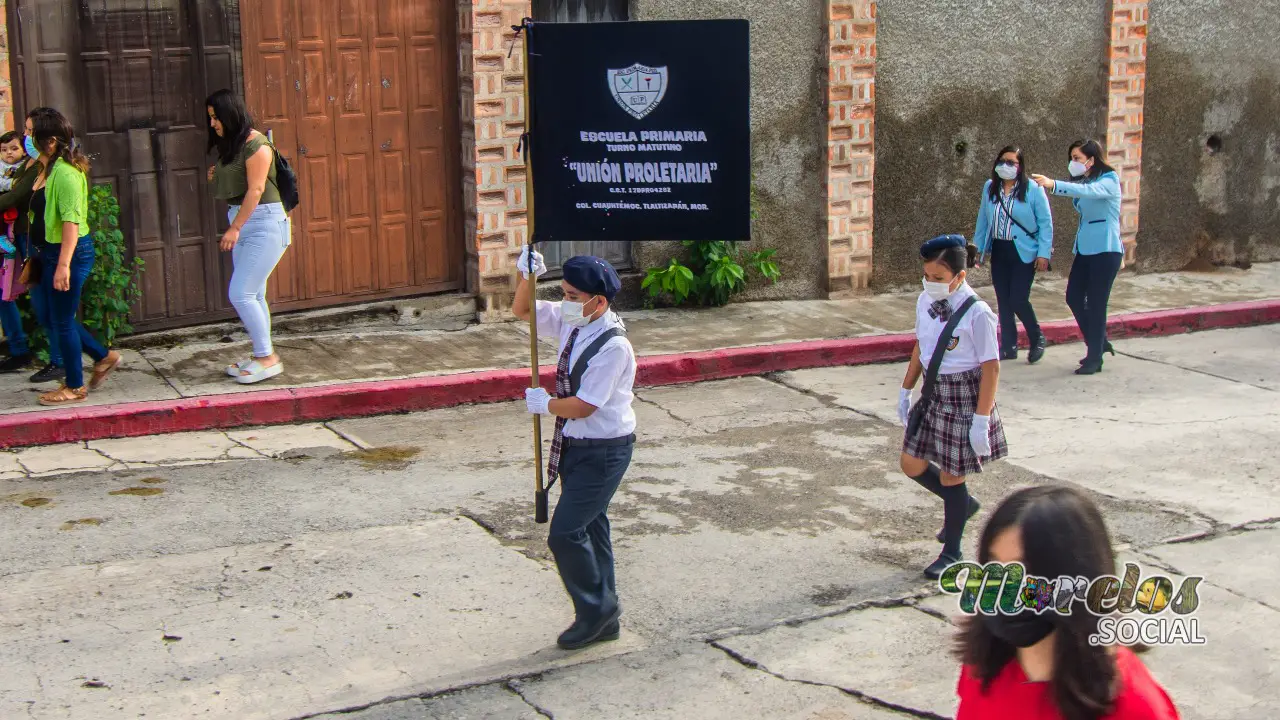 Banderín escuela primaria Unión Proletaria