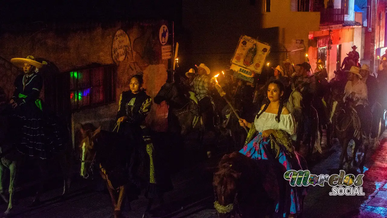 En la noche del 15 de septiembre cabalgata nocturna.