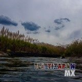 Bello paisaje dentro del canal de Tlaltizapán.