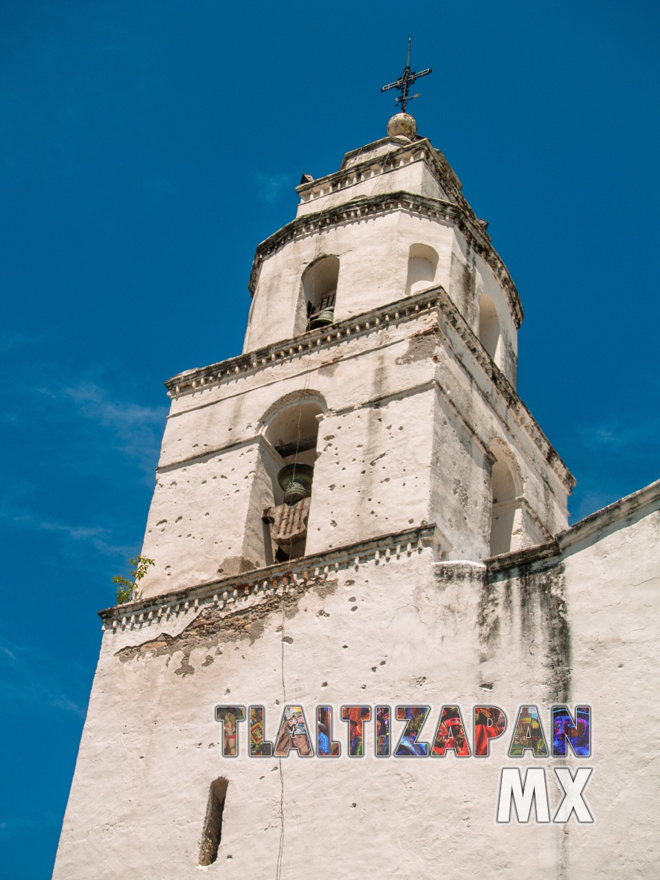 Campanario del exconvento San Miguel Arcangel de Tlaltizapán, Morelos